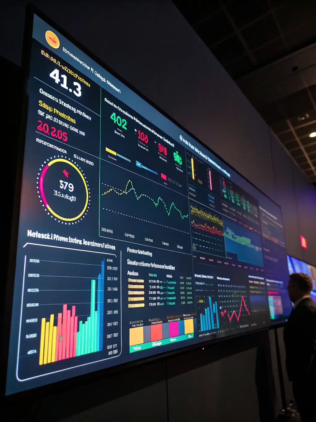 A visual representation of data showing reduced ER visits and improved response times as a result of Care Axis Management Group's integrated services.